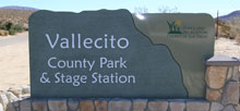 Vallecito Stage Station County Park