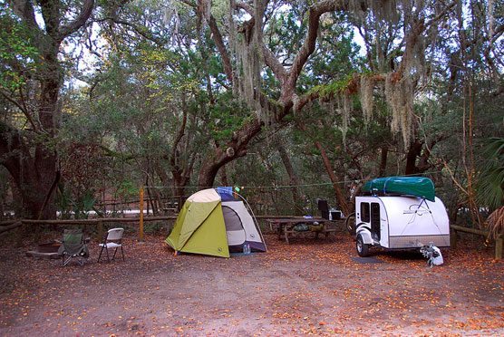 Fort Clinch Campsite