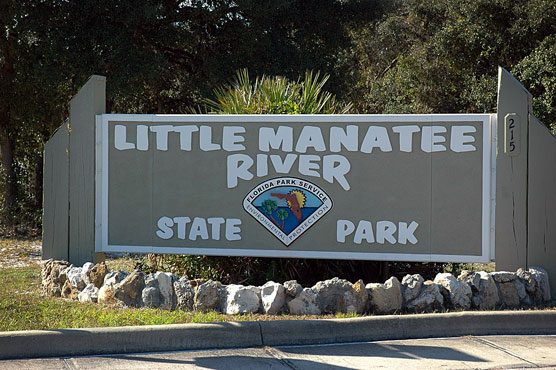 Little Manatee River Sign