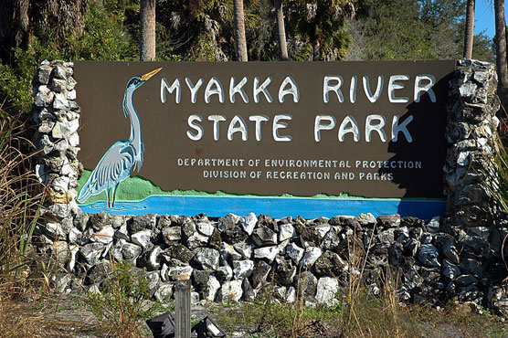 Myakka River Sign