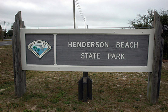 Henderson Beach Sign