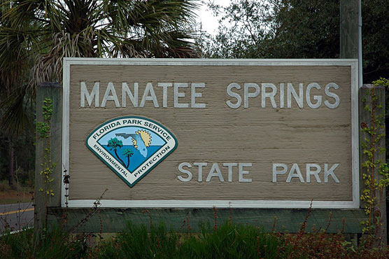 Manatee Springs Sign
