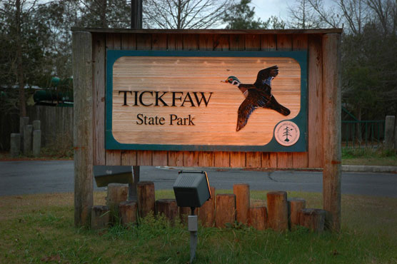 Tickfaw Sign