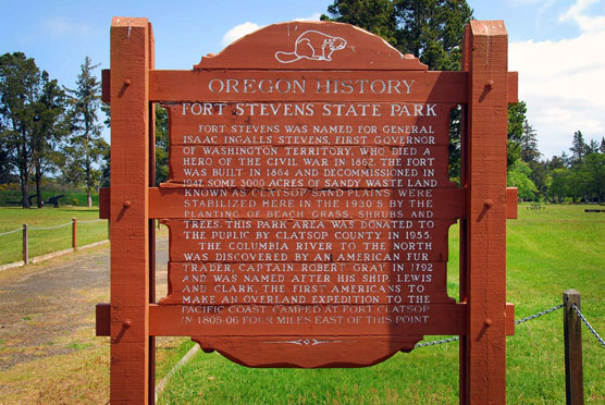 Fort Stevens History Sign
