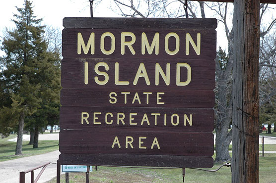 Mormon-Island-Sign