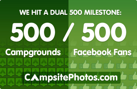 500 Campsites / 500 Facebook Fans