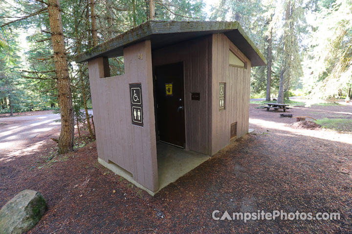 Little Crater Lake Campground Vault Toilets