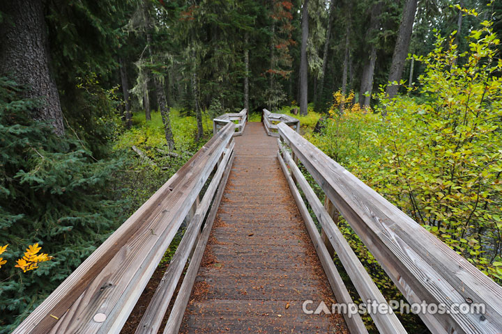 Trapper Creek Campground Creek Bridge