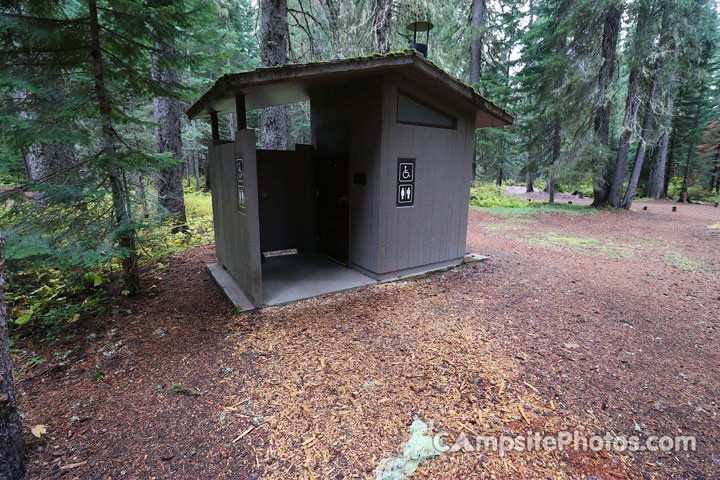 Trapper Creek Campground Vault Toilets