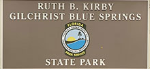 Ruth B. Kirby Gilchrist Blue Springs State Park