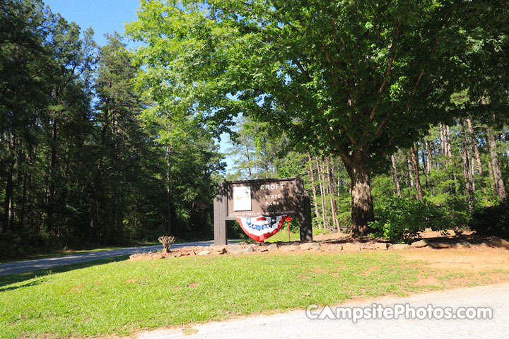 Croft State Park Sign