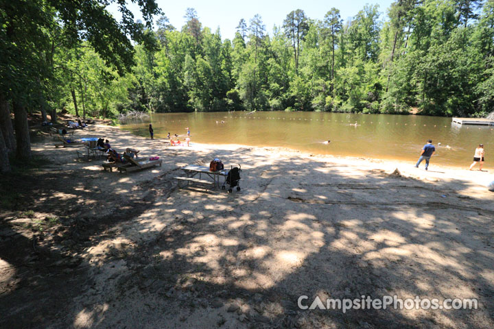 Paris Mountain State Park Lake Placid Swim Beach