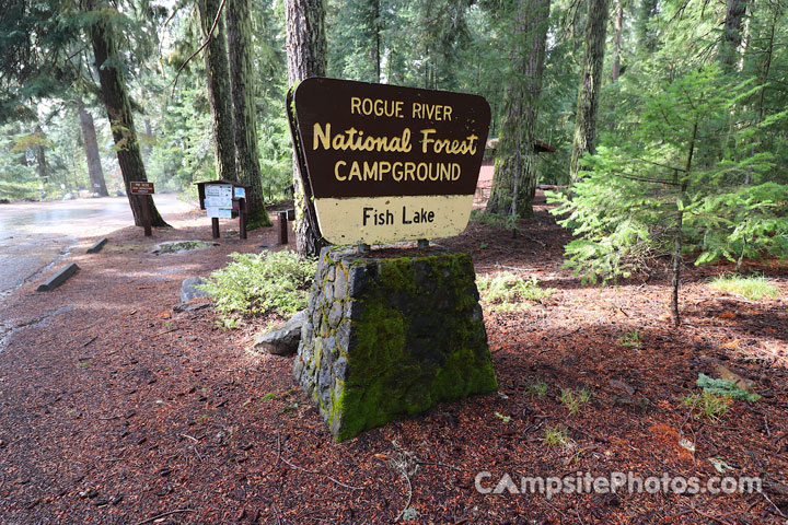 Fish Lake Campground Sign