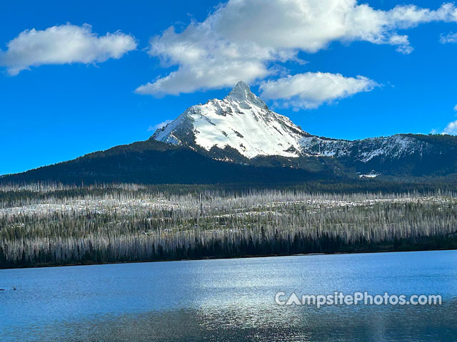 Big Lake Campground Mt. Washington Close Up