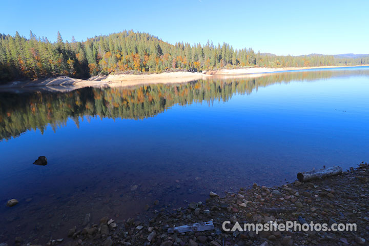 Deer Creek Campground Scotts Flat Lake View