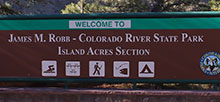 James M Robb Colorado River State Park Island Acres