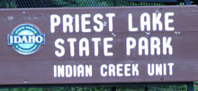 Priest Lake State Park Indian Creek