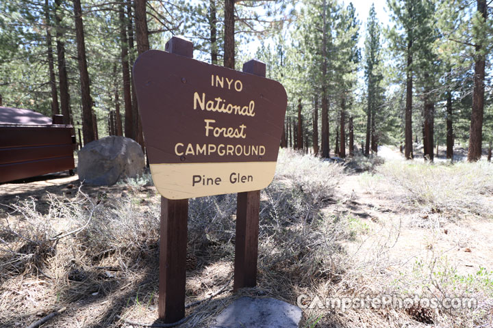 Pine Glen Campground Sign