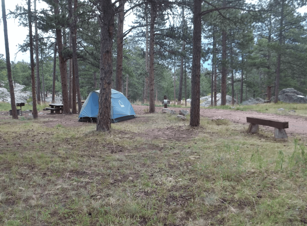 Lone Rock & Esterbrook campgrounds - Campsite View
