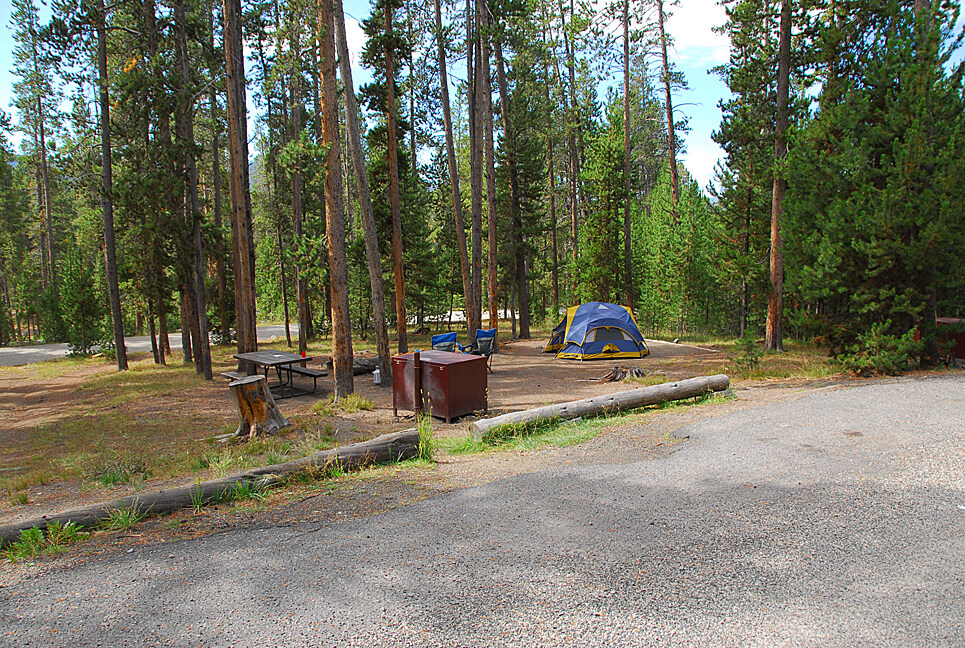 Yellowstone National Park Campsite Photos _Norris Creek