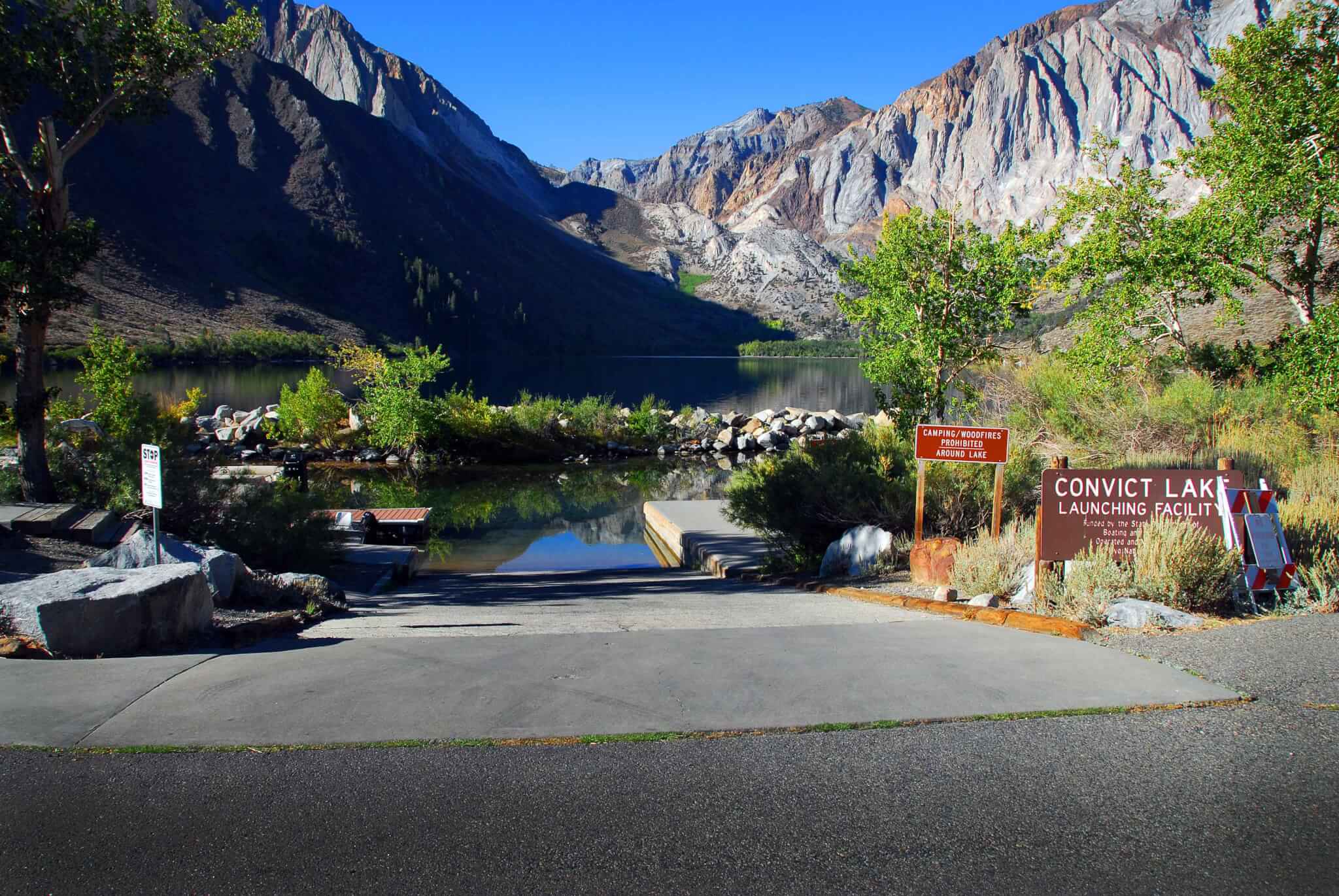 The Best Mammoth Lakes Area Campgrounds Convict Lake Boat Ramp