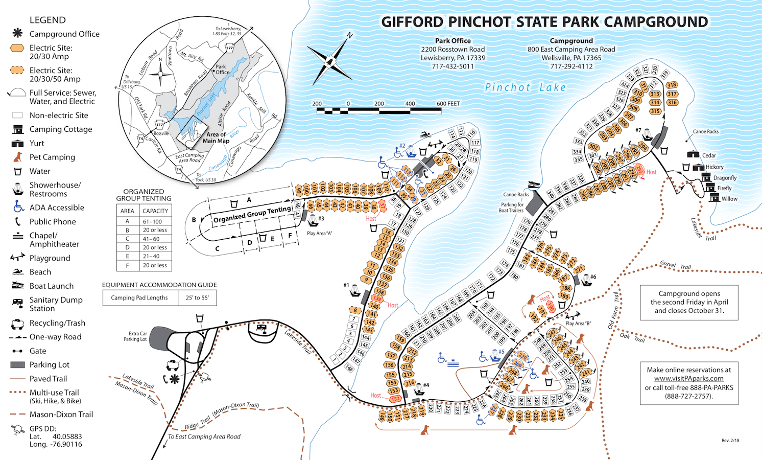 Gifford Pinchot State Park Campsite Photos And Camping Information