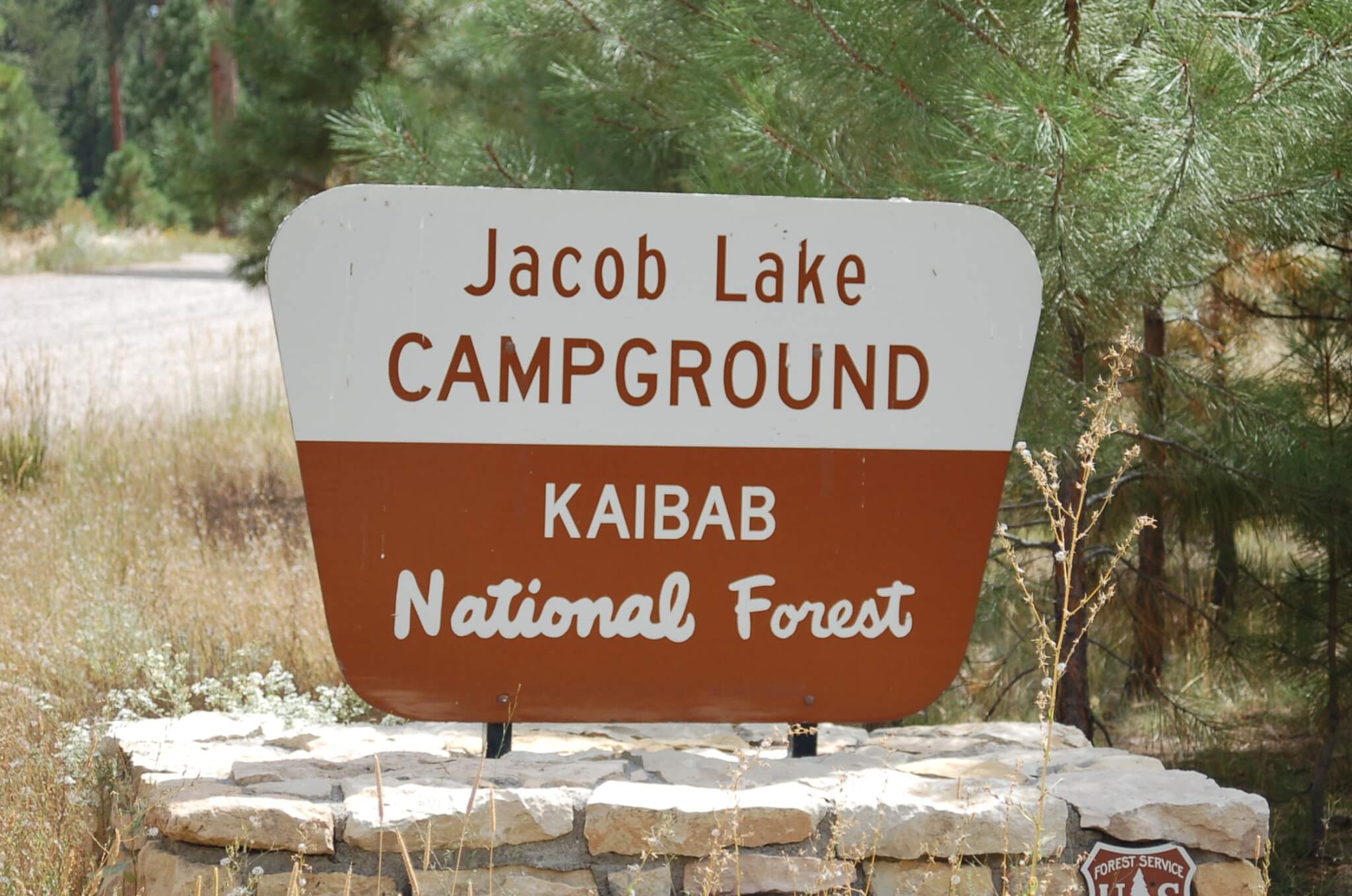 Grand Canyon National Park Area Campgrounds-Jacob_Lake_Sign