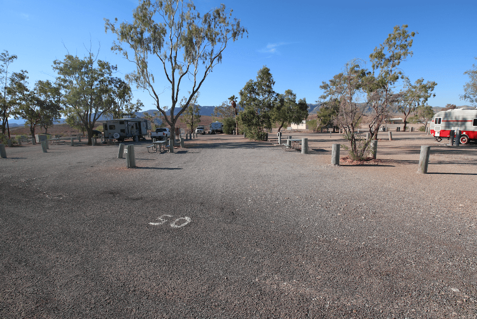 Lake Mead National Recreation Area Campgrounds-Lake Mead RV Village Site 50