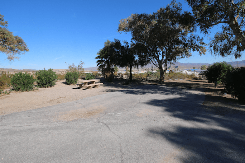 Lake Mead National Recreation Area Campgrounds-Temple Bar Site 43