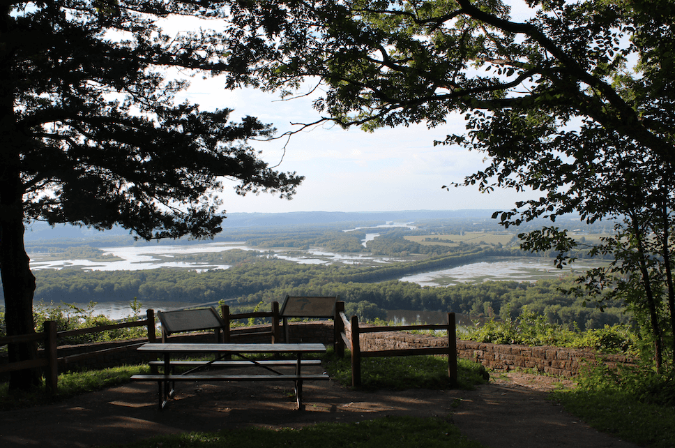 Wyalusing State Park's Treasure Cave - View