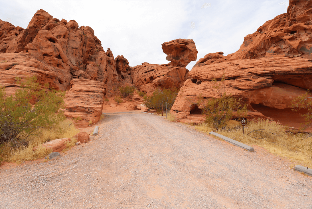 Updated Valley of Fire State Park Campsite Photos - Arch Rock Site 22