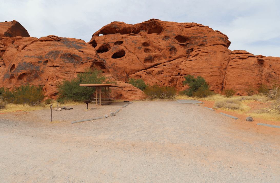 Updated Valley of Fire State Park Campsite Photos - Arch Rock Site 3