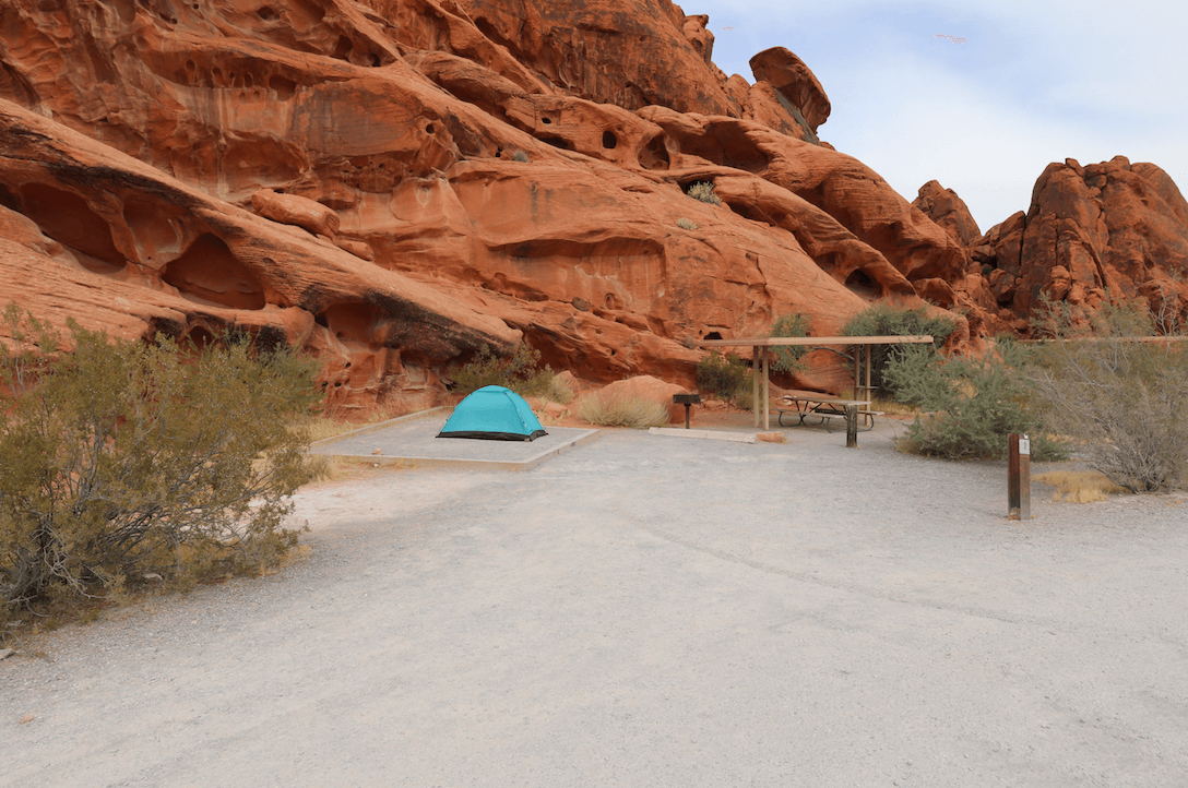 Updated Valley of Fire State Park Campsite Photos - Atlatl Rock Site 3