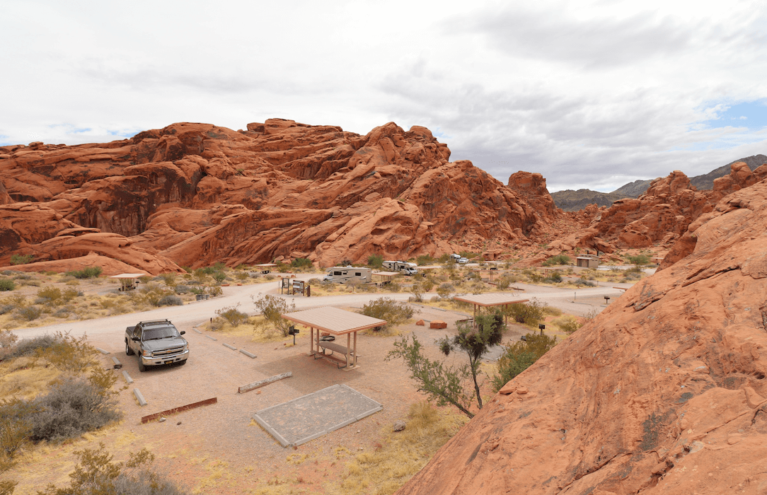 Updated Valley of Fire State Park Campsite Photos - Arch Rock Campground