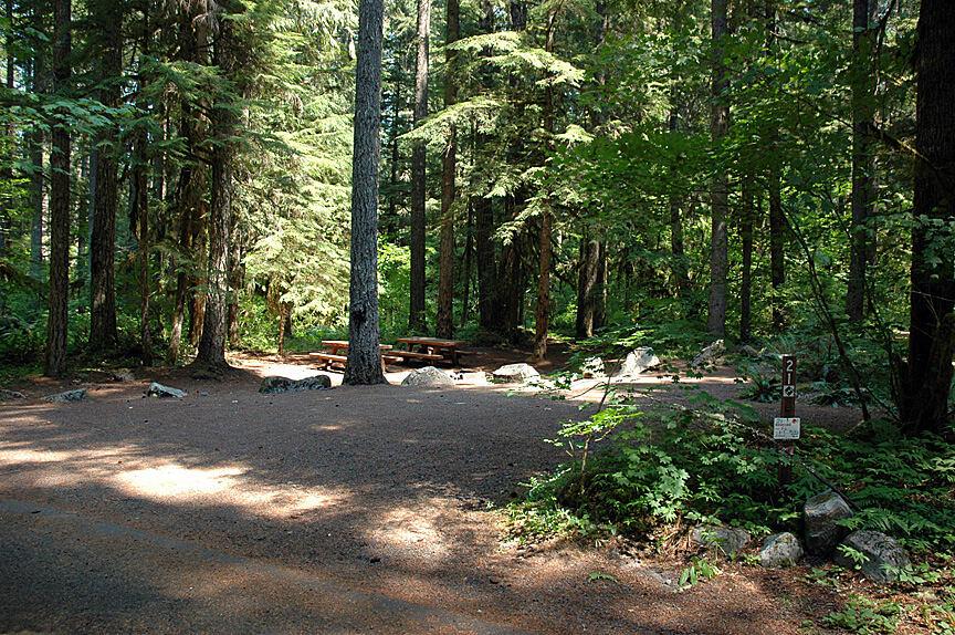 Best Campgrounds Near Mt. Hood - Camp creek Site 21