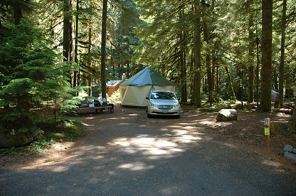 Best Campgrounds Near Mt. Hood - Lost Creek Site 9