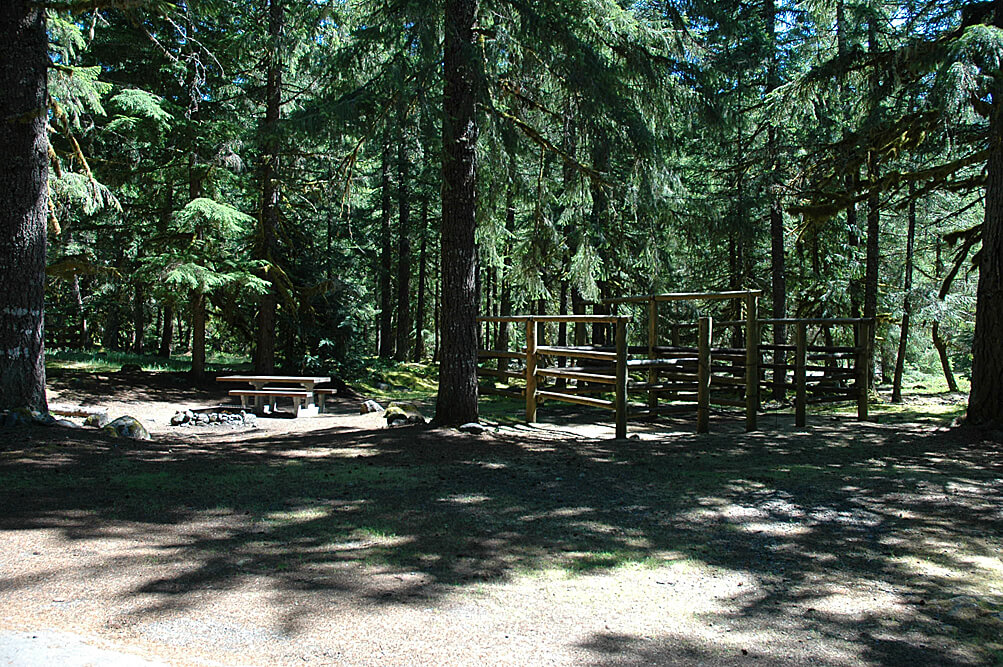 Best Campgrounds Near Mt. Hood - Riley Horse Camp Site 5