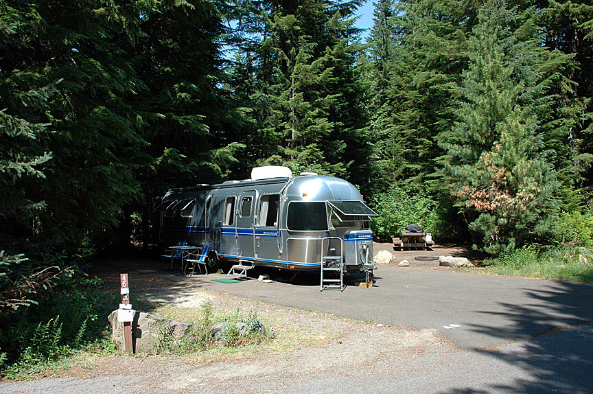 Best Campgrounds Near Mt. Hood - Trillium Lake Site 46