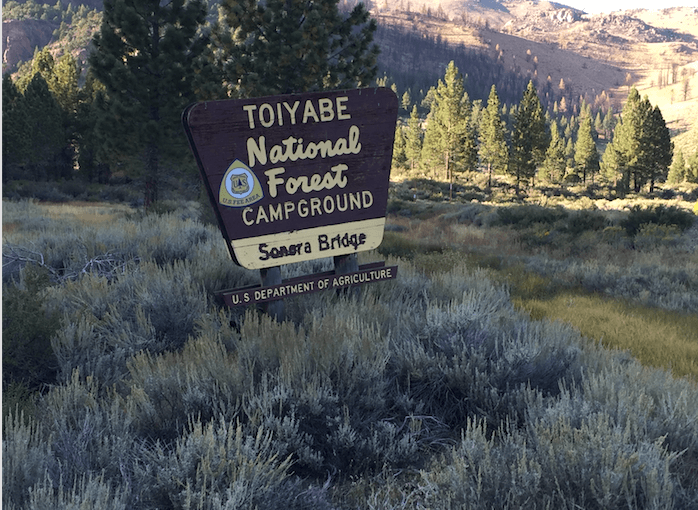 The Best Campgrounds Near Bridgeport-Sonora Bridge Sign