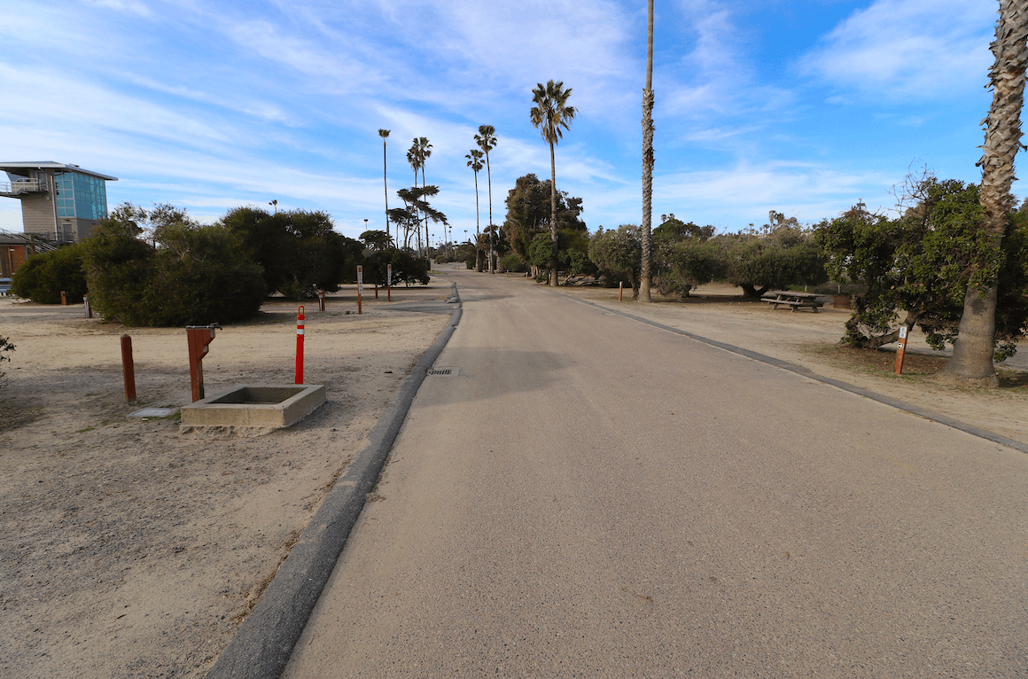 San Elijo State Beach Campsites Closed Section 56-72